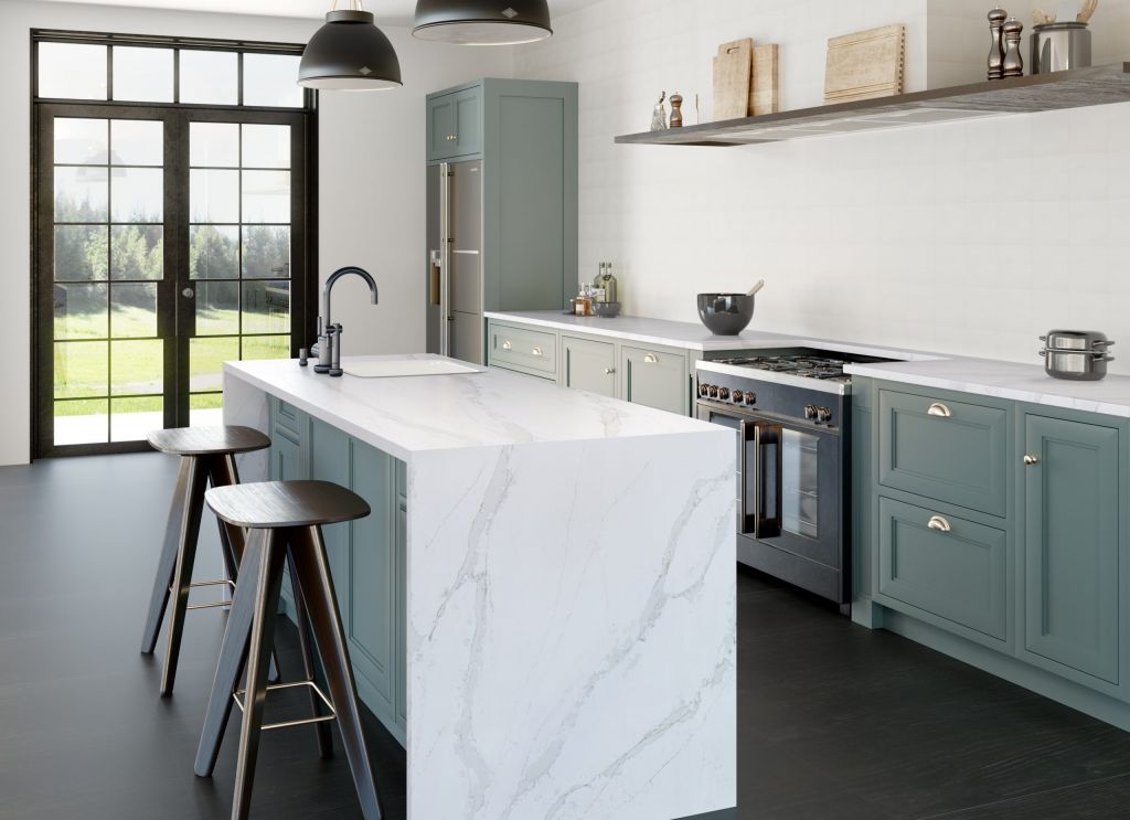 Eternal Calacatta Gold Silestone Kitchen